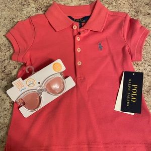 Toddler Girl Shirt and Sunglasses